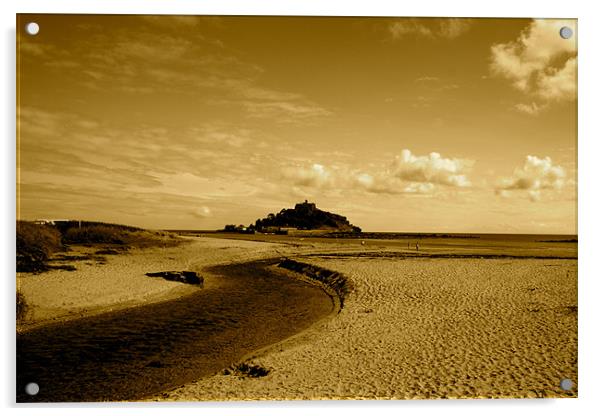 St Michael's Mount Acrylic by Sarah George