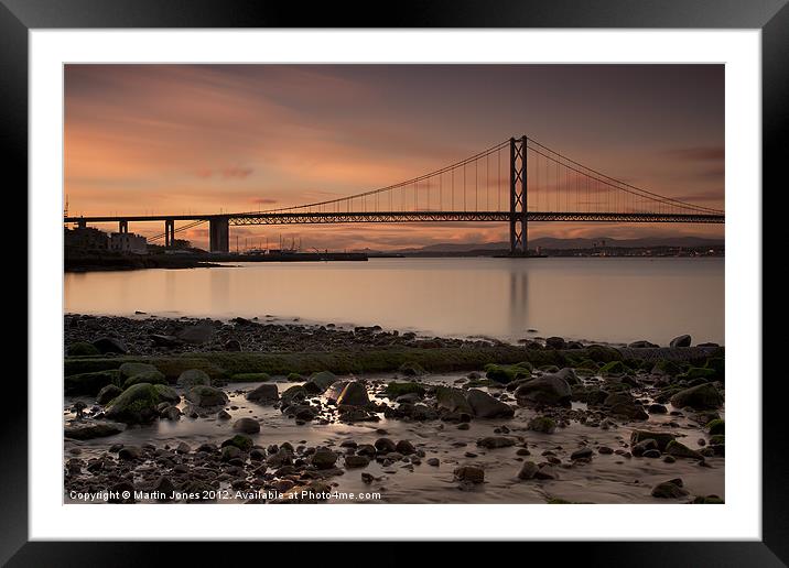 Bridging the Forth Framed Mounted Print by K7 Photography