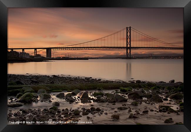 Bridging the Forth Framed Print by K7 Photography