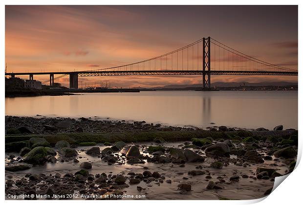 Bridging the Forth Print by K7 Photography
