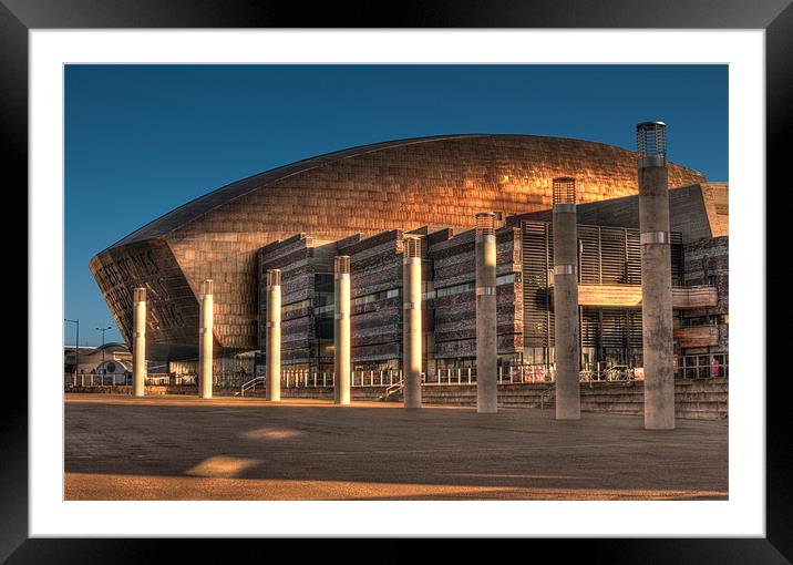 Wales Millennium Centre Framed Mounted Print by Steve Purnell