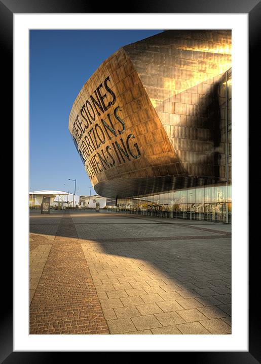 Wales Millennium Centre 2 Framed Mounted Print by Steve Purnell