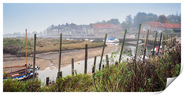 Blakeney Quay in mist Print by Stephen Mole