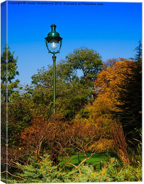 Old fashioned street lamp Canvas Print by Louise Heusinkveld