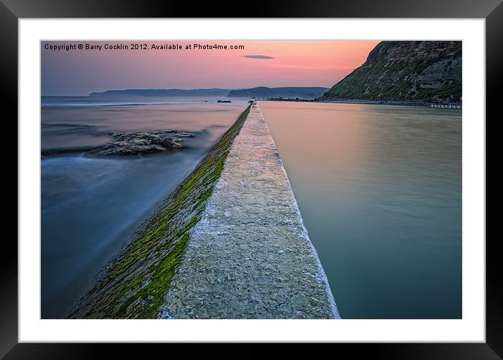 The Longest Edge Framed Mounted Print by Barry Cocklin