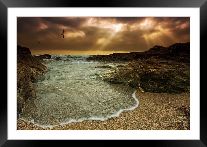 Horseley Cove Framed Mounted Print by mark leader