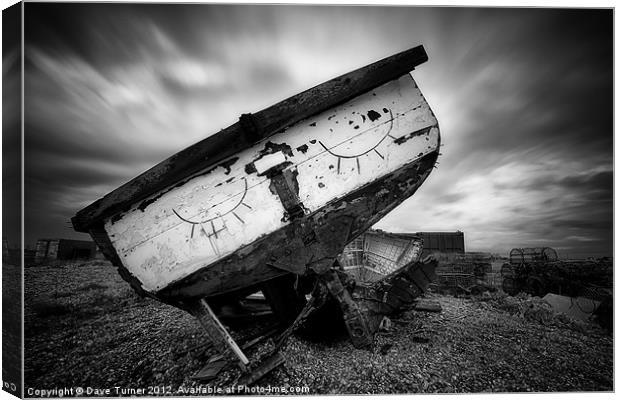 Let Sleeping Boats Lie Canvas Print by Dave Turner