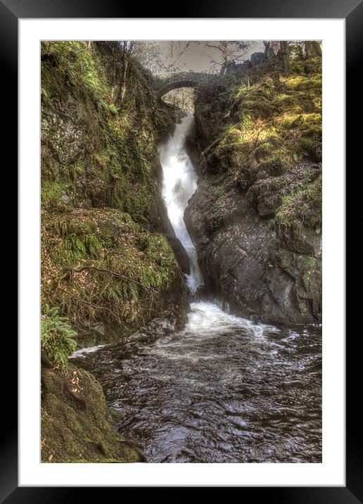 Aira Force, Cumbria Framed Mounted Print by Gavin Wilson