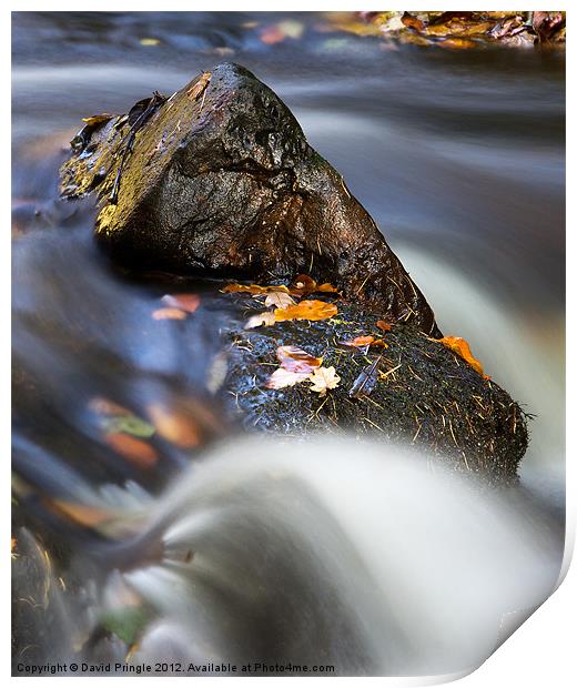 Flowing River Print by David Pringle
