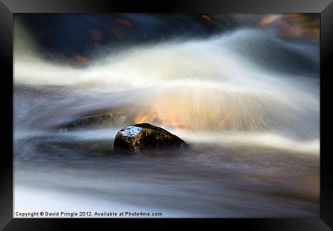 Flowing River II Framed Print by David Pringle