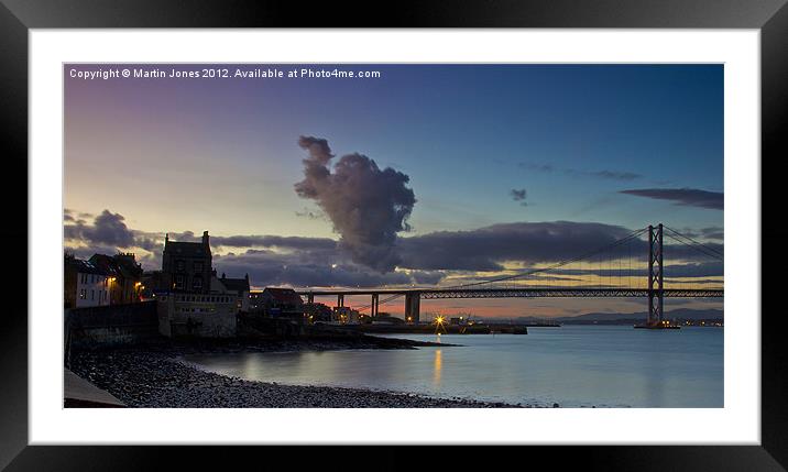 Cables over the Forth Framed Mounted Print by K7 Photography