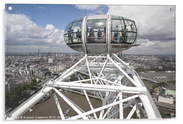 The London Eye Acrylic by Graham Custance