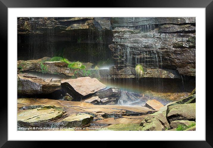 Kinder Downfall Framed Mounted Print by Pete Hemington