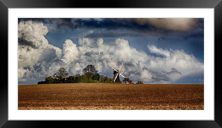 Deal Windmill Framed Mounted Print by Phil Clements