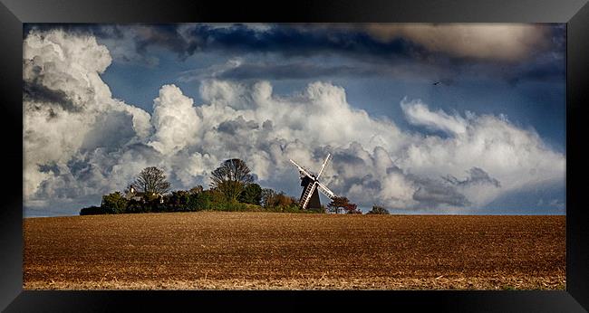 Deal Windmill Framed Print by Phil Clements