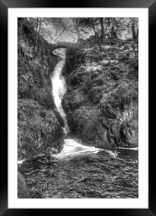 Aira Force, Cumbria Framed Mounted Print by Gavin Wilson