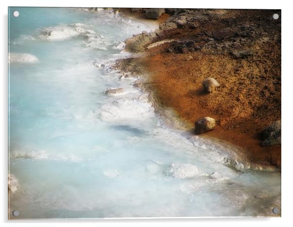 Sulphur River Acrylic by Mary Lane