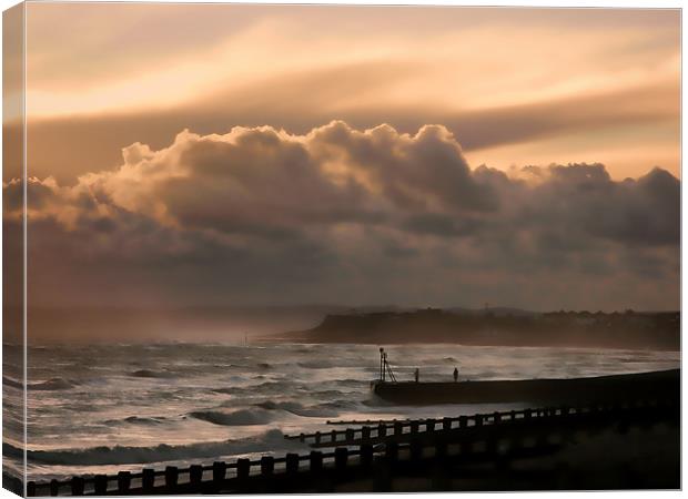 November storm Canvas Print by Sharon Lisa Clarke