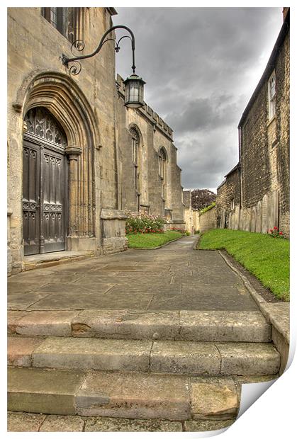 Church steps in HDR Print by Phil Emmerson