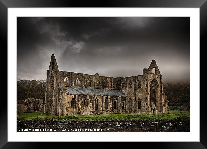 Tintern Abbey Framed Mounted Print by Creative Photography Wales