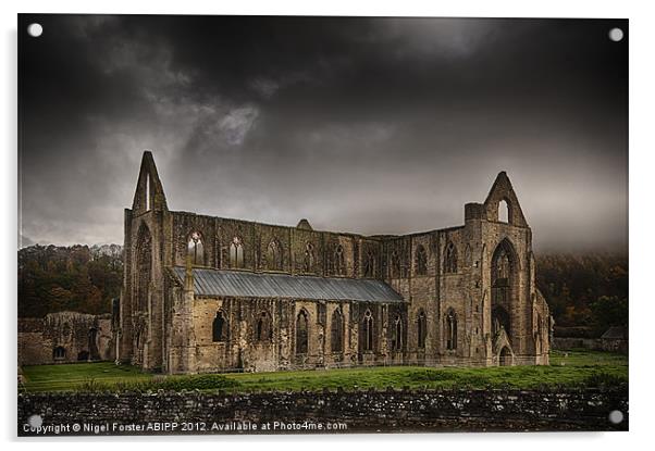 Tintern Abbey Acrylic by Creative Photography Wales