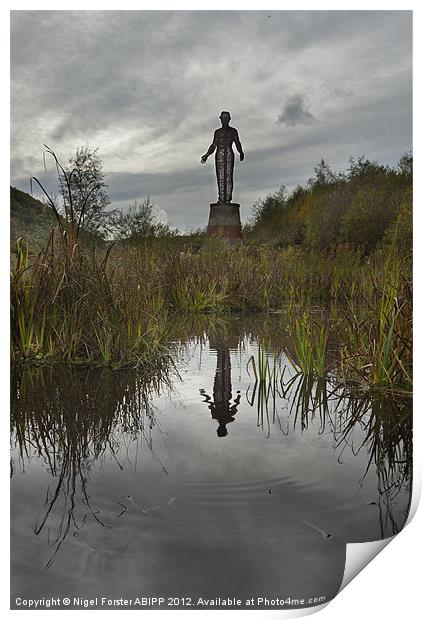 The Guardian Reflection Print by Creative Photography Wales