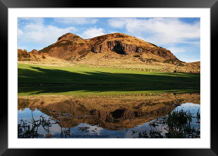 Arthur's Seat Framed Mounted Print by Keith Thorburn EFIAP/b