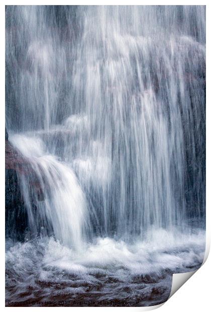 Waterfall Print by les tobin