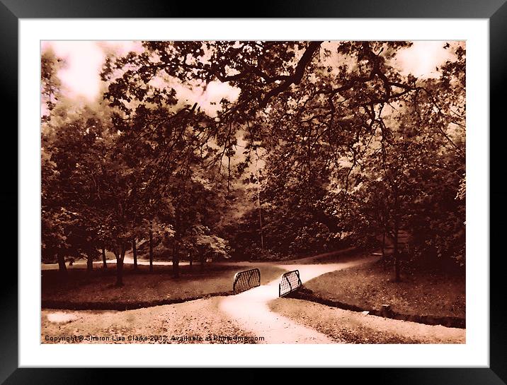 Autumn Walk Framed Mounted Print by Sharon Lisa Clarke