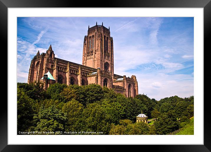 Liverpool Anglican Cathedral Framed Mounted Print by Paul Madden