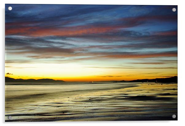Arran from Seamill Beach Acrylic by Tylie Duff Photo Art