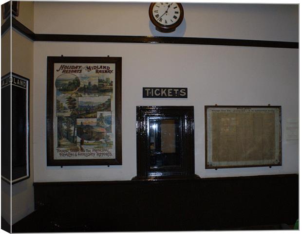 The Old Ticket Office Canvas Print by philip milner