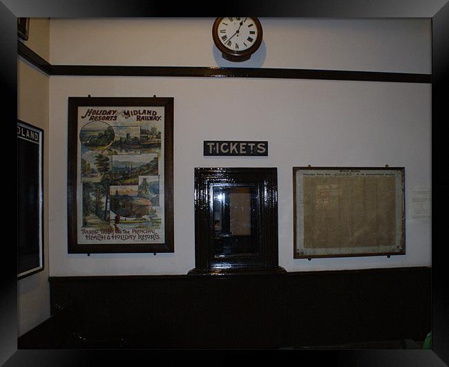 The Old Ticket Office Framed Print by philip milner