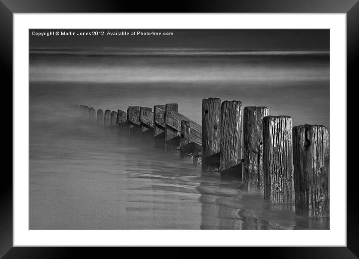Long Shore Drift Framed Mounted Print by K7 Photography