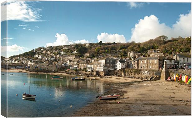 Mousehole Summer Canvas Print by Oliver Porter