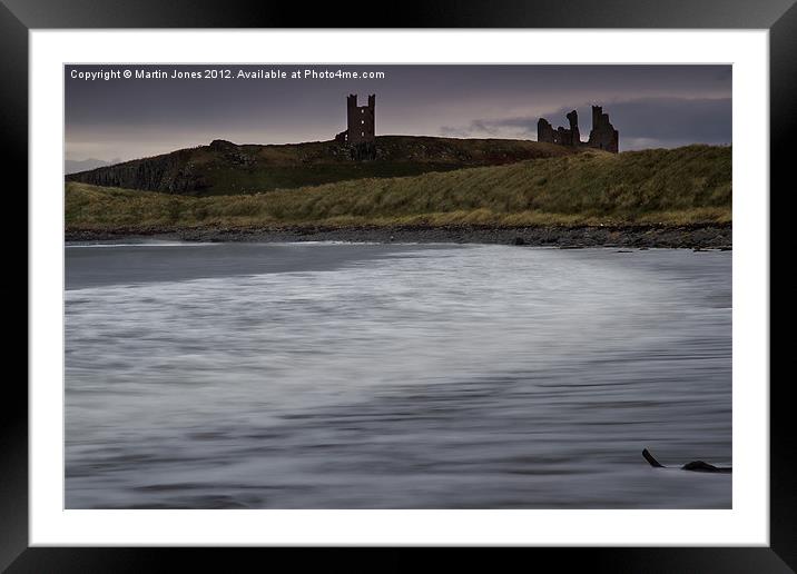 Dunstanburgh at Dusk Framed Mounted Print by K7 Photography