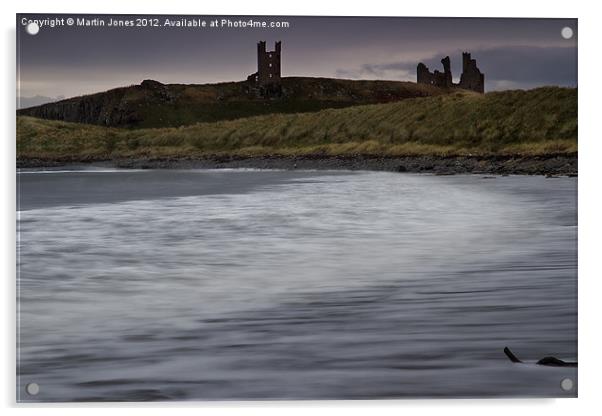 Dunstanburgh at Dusk Acrylic by K7 Photography