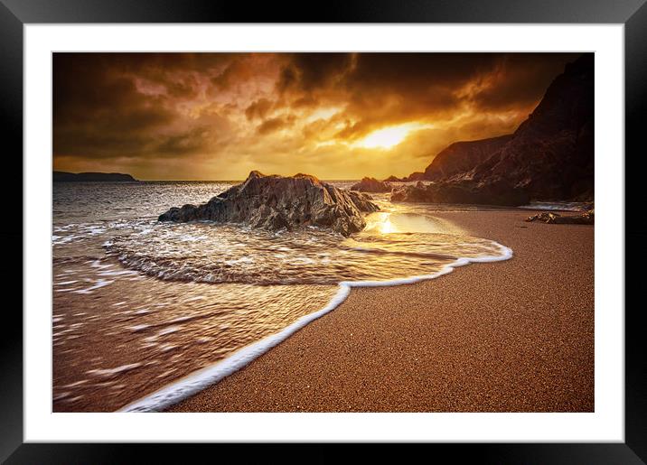 Breakthrough at Leas Foot Framed Mounted Print by mark leader
