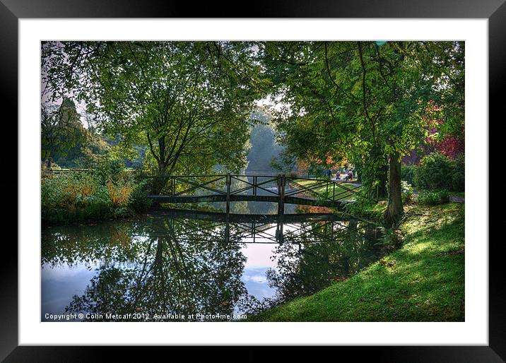 The Bridge to Kate's Island Framed Mounted Print by Colin Metcalf