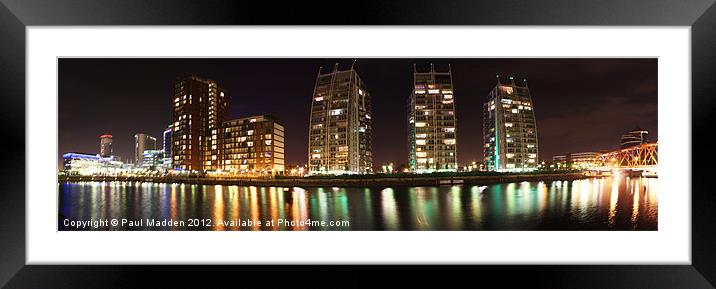 Media City Manchester Framed Mounted Print by Paul Madden