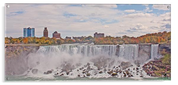 Niagara falls USA Acrylic by jane dickie
