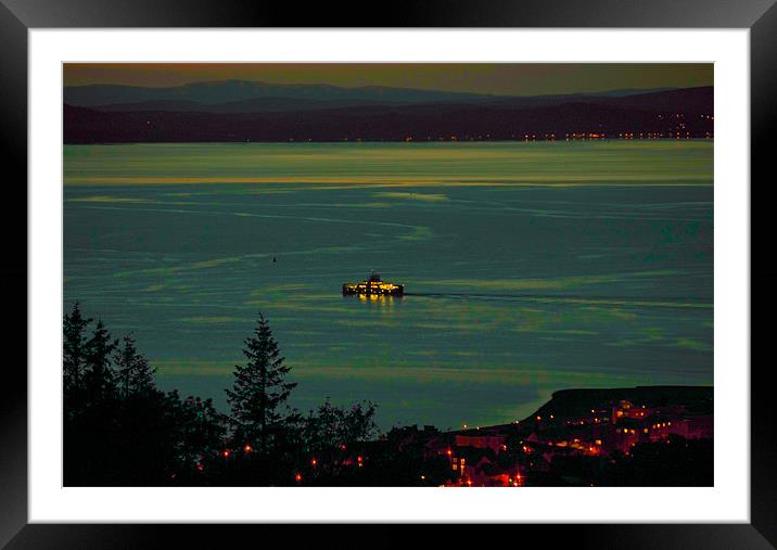 The Last Ferry Framed Mounted Print by Tylie Duff Photo Art