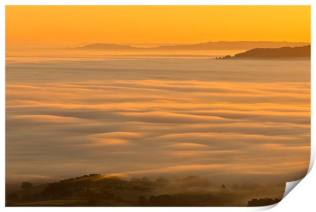 Dawn Mist Print by David Dean