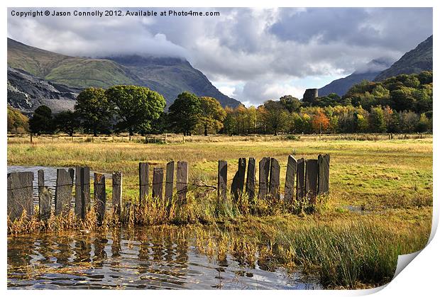 Llanberis Views, Snowdonia. Print by Jason Connolly