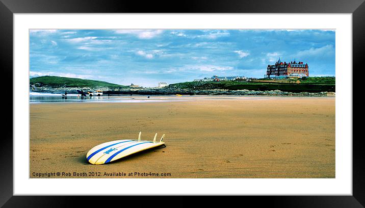 'Towards The Headland' Framed Mounted Print by Rob Booth