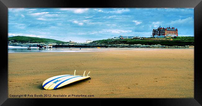 'Towards The Headland' Framed Print by Rob Booth