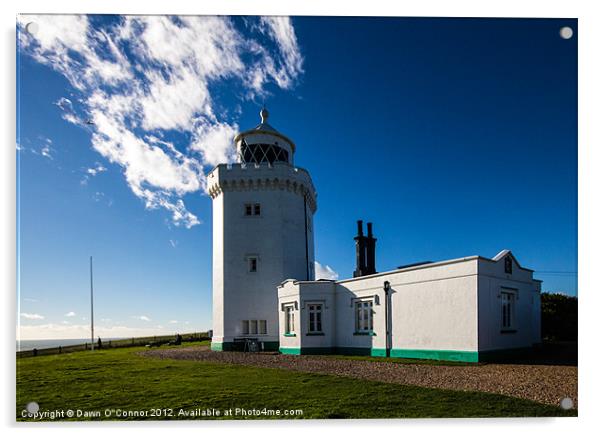 South Foreland Lighthouse Acrylic by Dawn O'Connor
