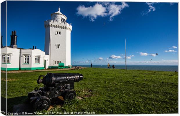 South Foreland Lighthouse Canvas Print by Dawn O'Connor