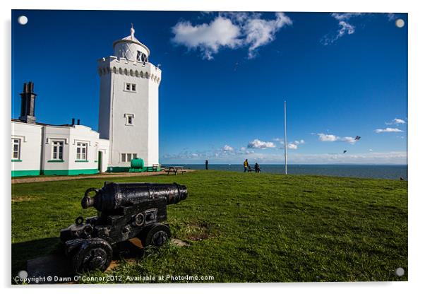 South Foreland Lighthouse Acrylic by Dawn O'Connor