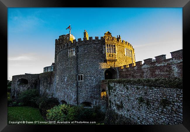 Walmer Castle Framed Print by Dawn O'Connor